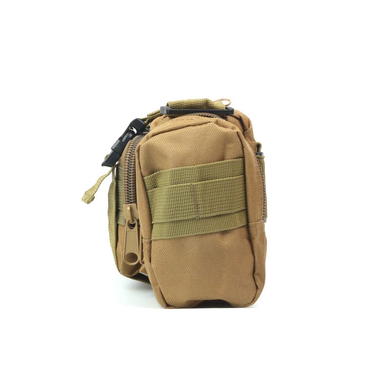 Jipemtra Photographic Equipment Bags Fishing Tackle Bag Multifunctional with Rod Holder Water-Resistant Waist Gear Bag for Outdoor (Tan) - Image 4